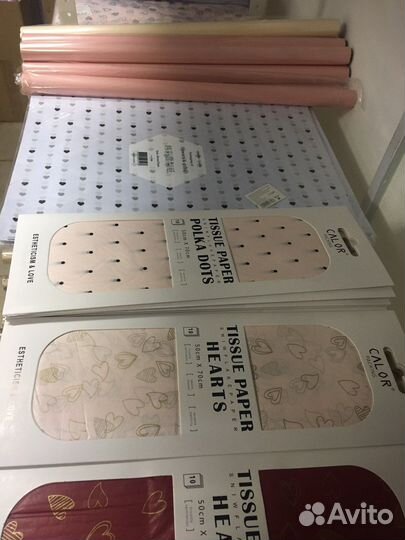 Бумага тишью с принтом