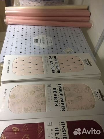 Бумага тишью с принтом