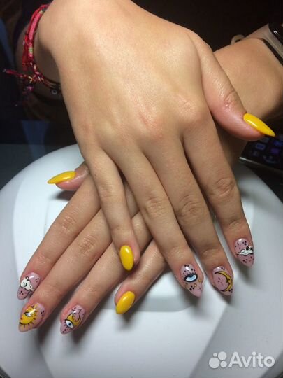 Гель лак, наращивание, моделирование