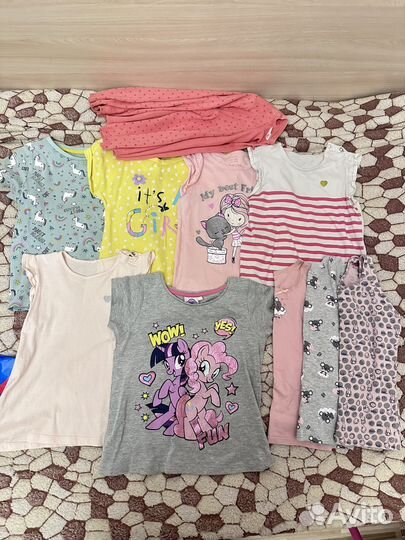 Пакет вещей на дев. 104-122,целый набор в сад35+шт