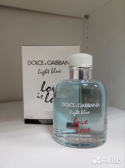 DG light blue love IS love туалетная вода 125мл