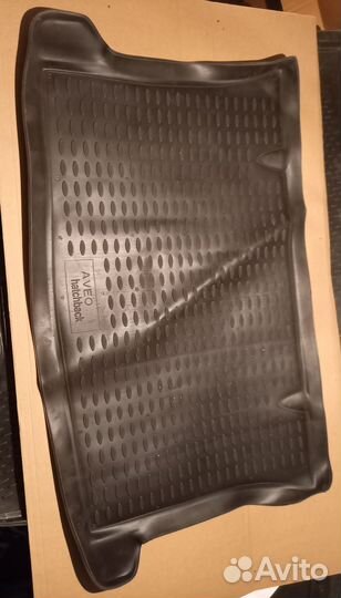 Коврик багажника chevrolet aveo 04-08 хэтчбек