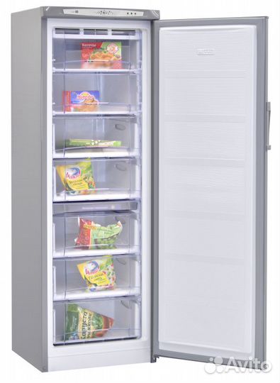 Морозильная камера Nordfrost DF 168 ISP серебристы