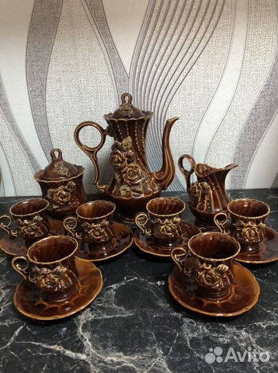 Кофейный сервиз керамика СССР