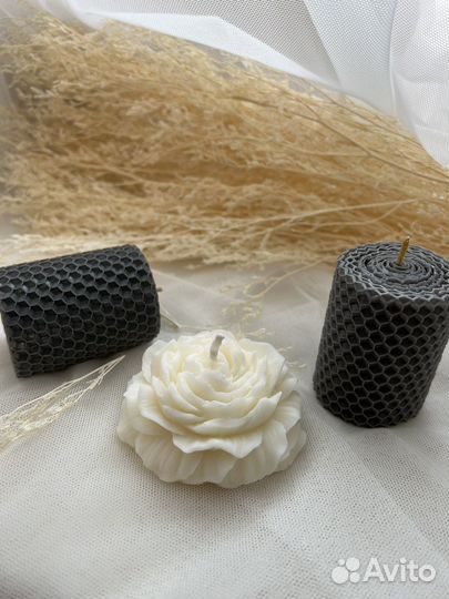 Декоративные свечи из вощины