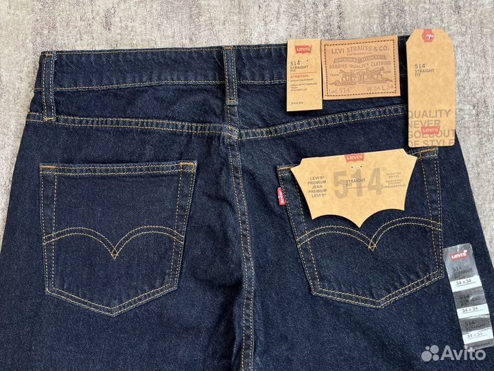 Levi's 514 Premium Индиго Straight Пакистан