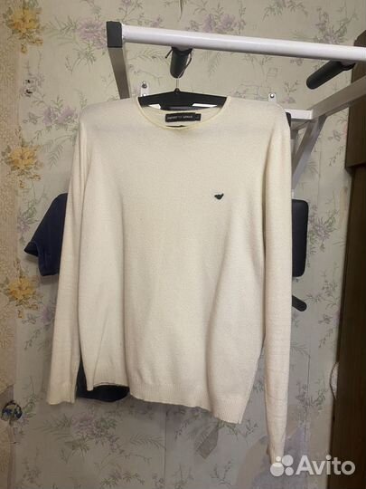 Мужской свитер армани