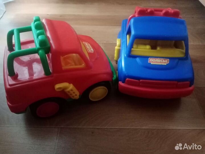 Машинки полесье, 2 шт