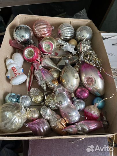 Елочные игрушки СССР