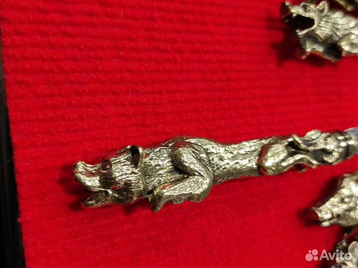 Набор шампуров Звери Воины