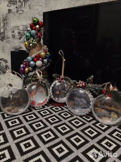 Комплект новогодних игрушек