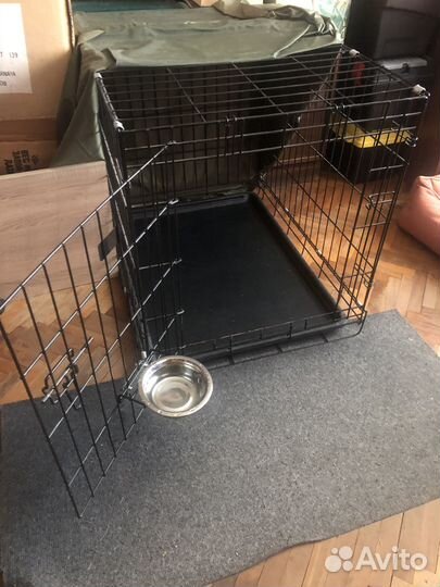 Клетка б/у для собак малых/средних пород складная