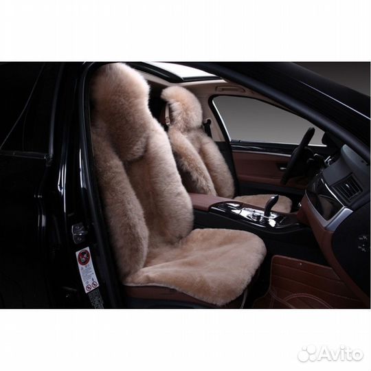 Меховые накидки на сиденья