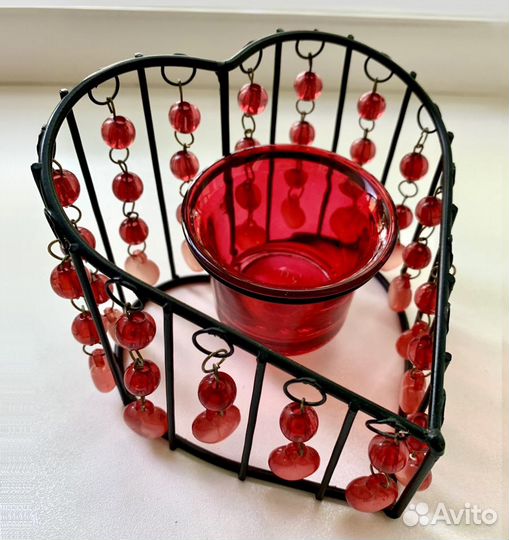 Подсвечник кованый «Сердце»