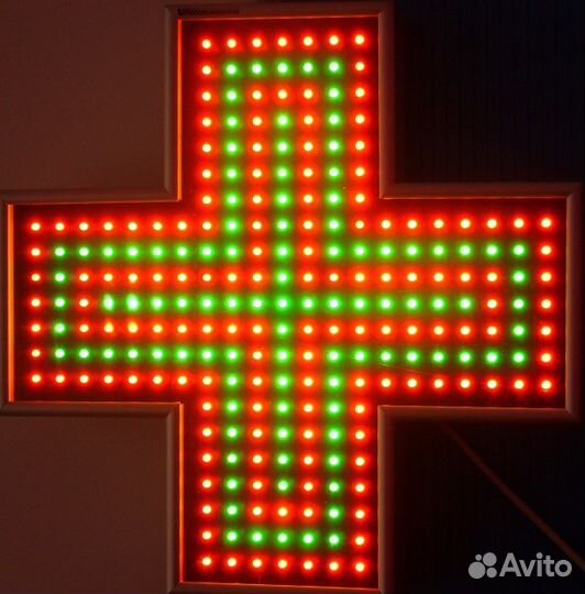 Крест Аптечный светодиодный