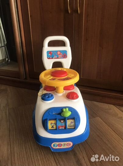 Машинка каталка и тележка