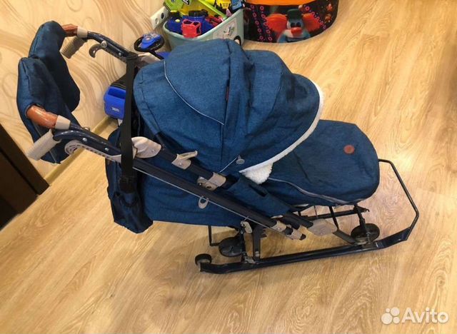 Детские санки коляска бу
