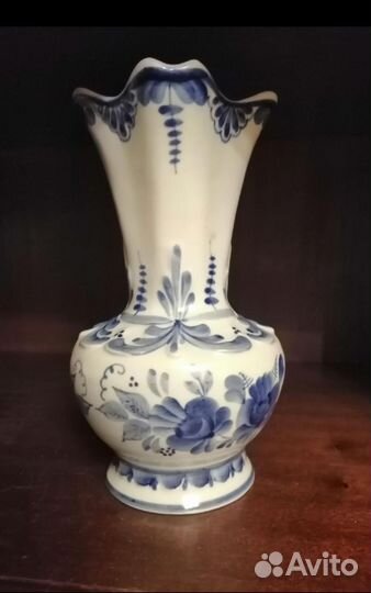 Ваза гжель СССР,авторская работа