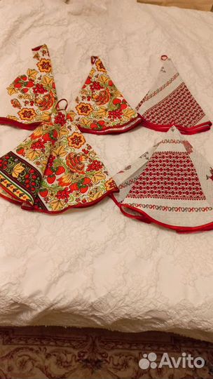 Кухонный фартук и полотенца из льна