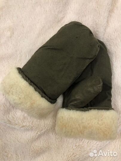 Варежки шубенки,натуральный мех подростковые