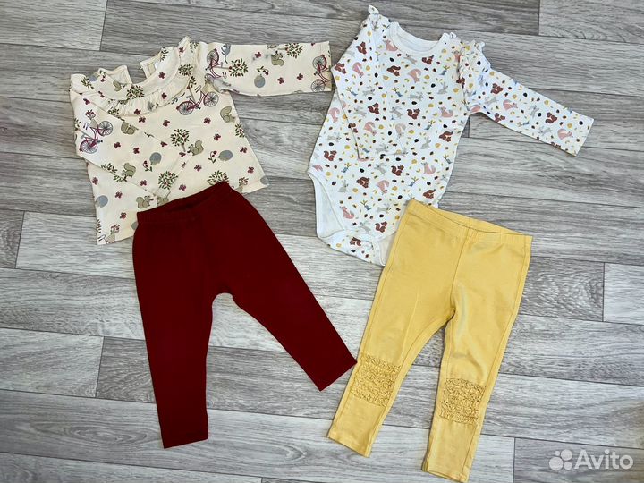 Пакет одежды для девочки 80-86 (12-18, 1-1,5)