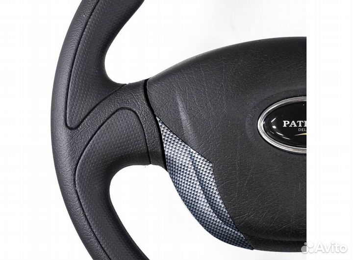 Руль УАЗ Патриот (карбон) Делюкс