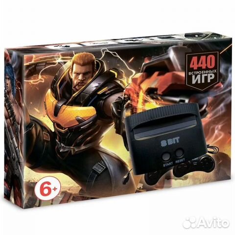 Игровая приставка 8bit Contra (440-in-1)