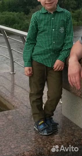 Рубашка futurino р. 116-122 с длинным рукавом