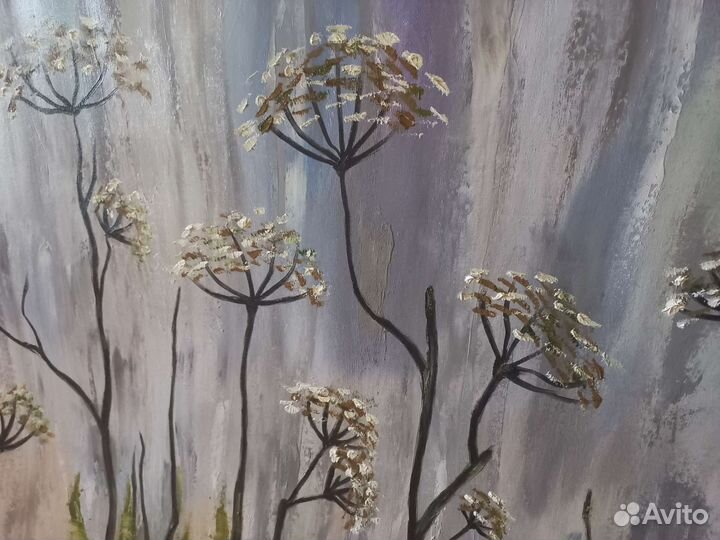 Картина маслом Укроп