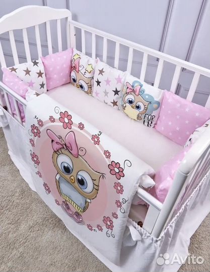 Комплект бортиков с одеялом Новый