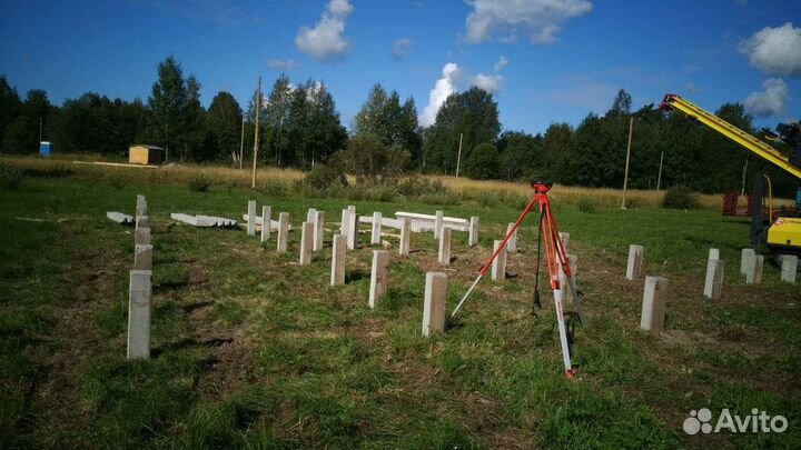 Фундамент на жб сваях