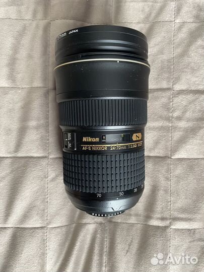 Объектив Nikon AF S nikkor 24 70mm f 2.8g ed
