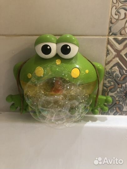 Лягушка для создания мыльных пузырей