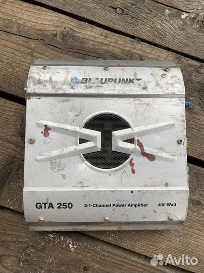 Автомобильный усилитель blaupunkt GTA-250