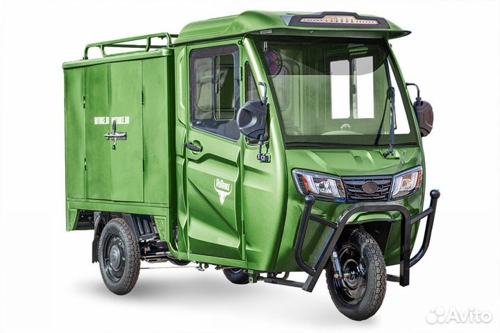 Грузовой электротрицикл Rutrike карго Кабина Дуал