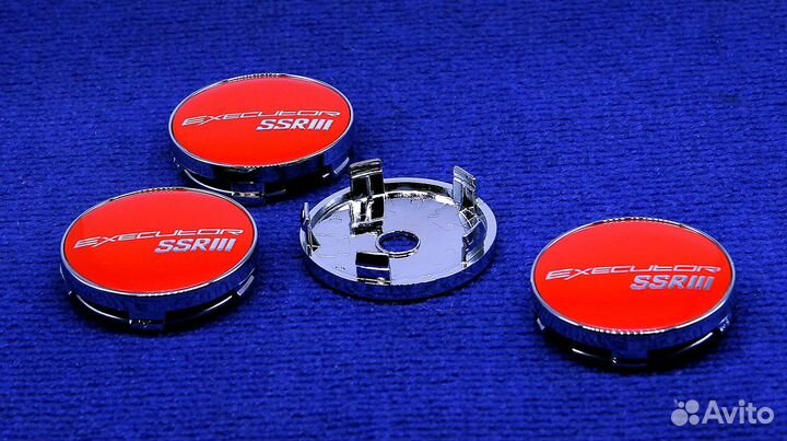 Колпачок для литого диска SSR Executor красный