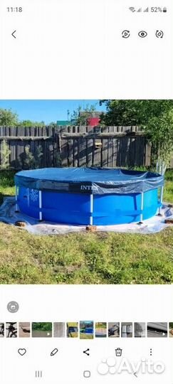 Тент для каркасного бассейна Intex 305 см 28030