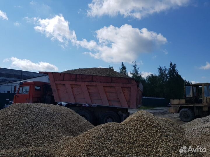 Щебень песок доставка