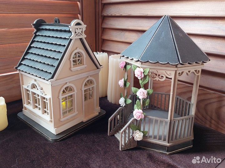 Украшаем свой дом (набор домик и беседка)