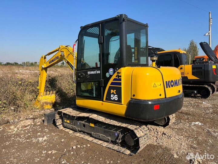 Мини-экскаватор Komatsu PC56-7, 2022