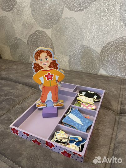 Магнитная кукла Maggie (Melissa & Doug)