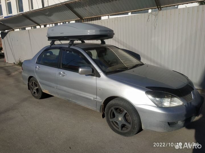 Автобокс (багажник) на Mitsubishi Lancer 9