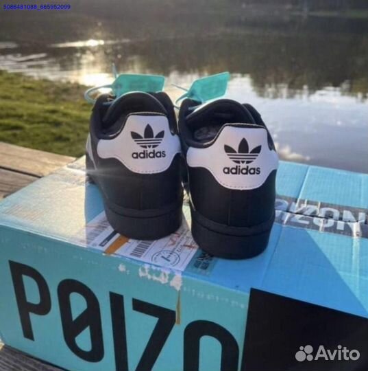 Кроссовки Adidas superstar black оригинал (Арт.292