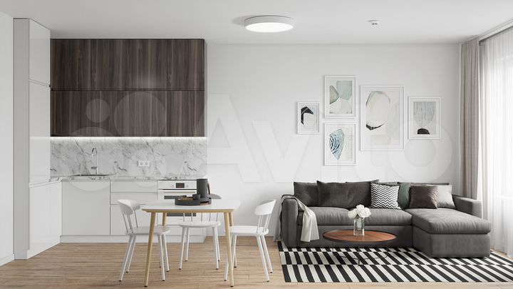 1-к. квартира, 36,1 м², 17/17 эт.