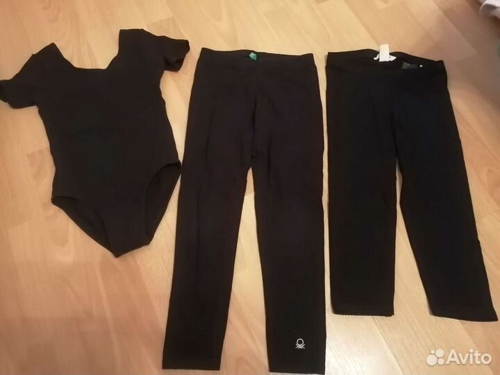 Купальник хб для танцев и легинсы новые и бу