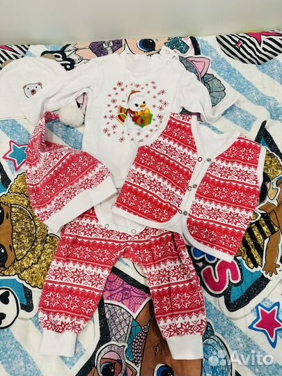 Новогодний костюм для мальчика 68-74