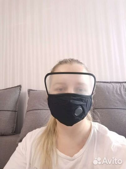 Защитная маска многоразовая