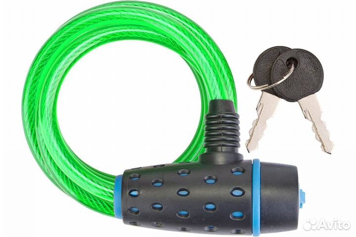 Трос-замок 8х1800мм 87318 stels с ключом