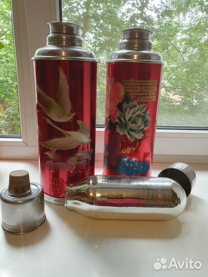 Термос китайский времен СССР, колба нему