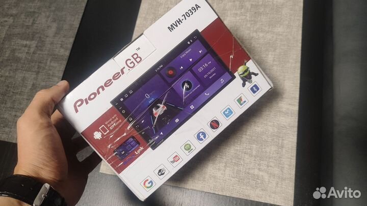 Автомагнитола pioneer 2din с блютузом